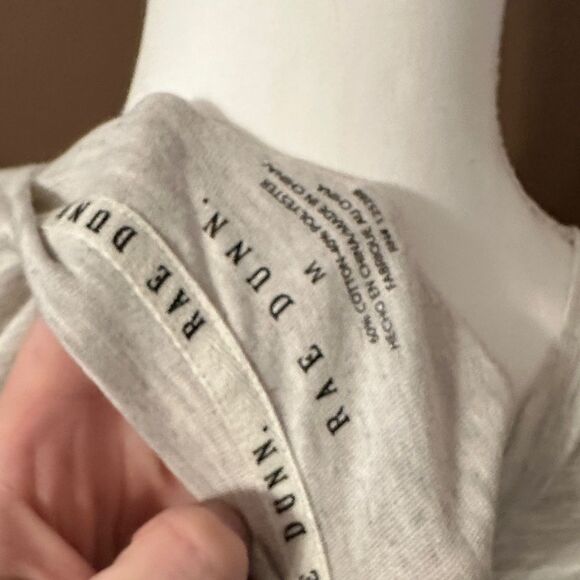 Rae Dunn  good vibes Women's Gray Graphic Tee NWOT - Picture 5 of 7